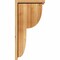 Ekena Millwork Crestline Rough Sawn Corbel w/Backplate, Western Red Cedar, 8"W x 12"D x 24"H COR08X12X24CRE01RWR - alternate 3
